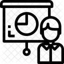 Presentation Employee Graph Icon