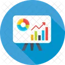 Presentation Graph Analytics Icon