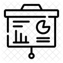 Presentation Bar Graph Icon