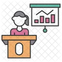 Presentation Business Graph Icon