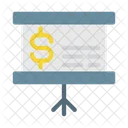 Presentation Board Dollar Icon