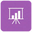 Presentation Board Statistics Icon