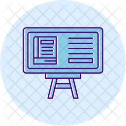 Presentation board  Icon