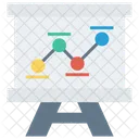 Presentation Analytic Graph Icon