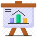 Presentation Board Chart Icon