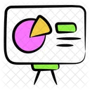 Presentation Board Analytics Business Presentation Icon