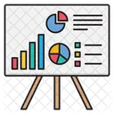 Presentation Board Graph Icon