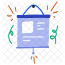 Bulletin Board Cork Board Foam Board Icon