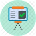 Presentation Completed Chart Presentation Icon