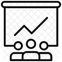 Presentation De Groupe Presentation Dentreprise Analyse Statistique Icône
