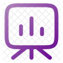 Diagramme A Barres De Presentation Icon