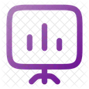 Diagramme A Barres De Presentation Icon