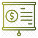 Presentation Data Report Analyse Icon