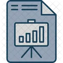 Presentation Documentation Statistics Icon