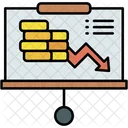 Presentation Loss Banking Icon