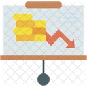 Presentation Loss Banking Icon