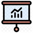 Presentation Projector Screen Data Icon