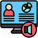 Slides Lesson Digital Icon