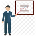 Presentation Business Businessman Icon