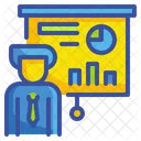 Presentation Businessman Present Icon