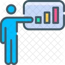 Presentation Bar Chart Icon