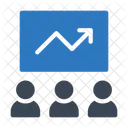 Presentation Board Growth Icon