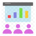 Presentation Infographics Stats Icon