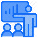 Business People Presentation Conference Icon