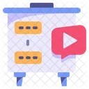 Edited Flat Presentation Icon