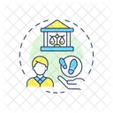 Evidence Presentation Us Supreme Court Building Justice Criminal Icon
