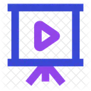 Presentation Play  Icon
