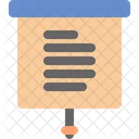 Screen Presentation Speech Icon