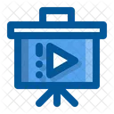 Screen Projector Standing Screen Projection Screen Icon