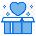 Coracao Amor Caixa Aberta Icon