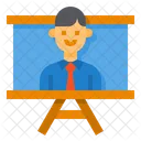 Manager Working Organization Icon