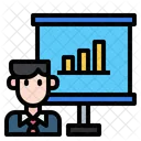 Graph Bussiness Bussinessman Icon