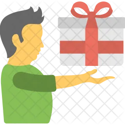 Presenting Gift  Icon