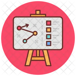 Presenting Strategy Planning  Icon