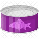 Canned Fish Tin Icon