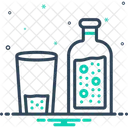 Presque Boisson Bouteille Icône