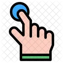 Press Hand Hands And Gestures Icon