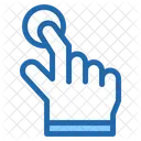 Press Hand Hands And Gestures Icon