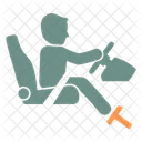 Press Brake Car Driver Icon