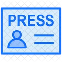 Press Card  Icon