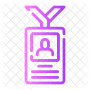 Press Card Journalist Reporter Icon