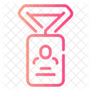 Press Card User Id Icon