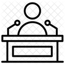 Public Speaking Political Speech Candidate Speech Icon