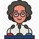 Press Conference Speech Interview Icon