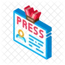 Pass Badge Press Icon