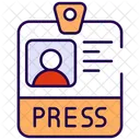 Press id card  Icon